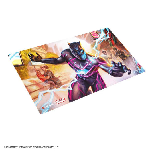 Gamegenic: Magic The Gathering: Marvel Super Heroes: Shiny Playmat: Striking Black Panther