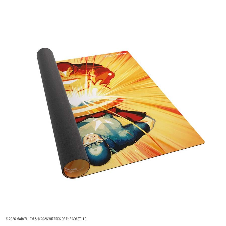 Gamegenic: Magic The Gathering: Marvel Super Heroes: 2-Player Playmat: Iron Man and Captain America