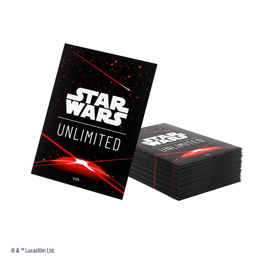 Star Wars: Unlimited Premium Art Sleeves - Card Back Red
