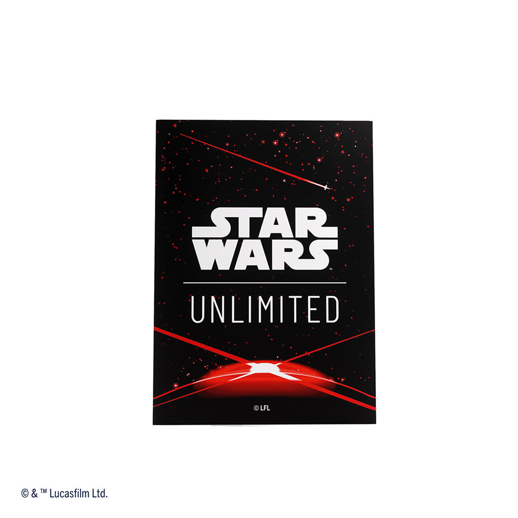 Star Wars: Unlimited Premium Art Sleeves - Card Back Red