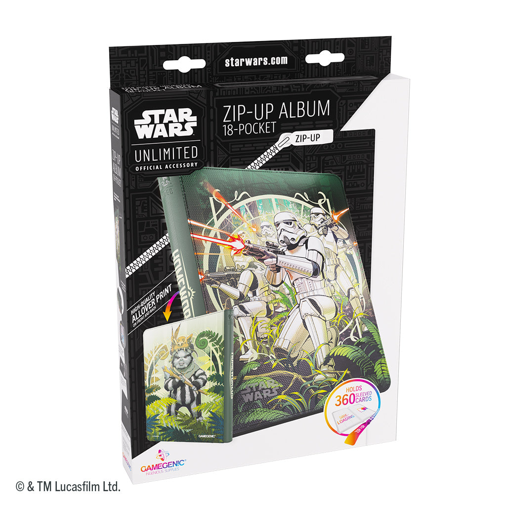Star Wars: Unlimited Zip-Up Album 18-Pocket - The First Legion & Teebo
