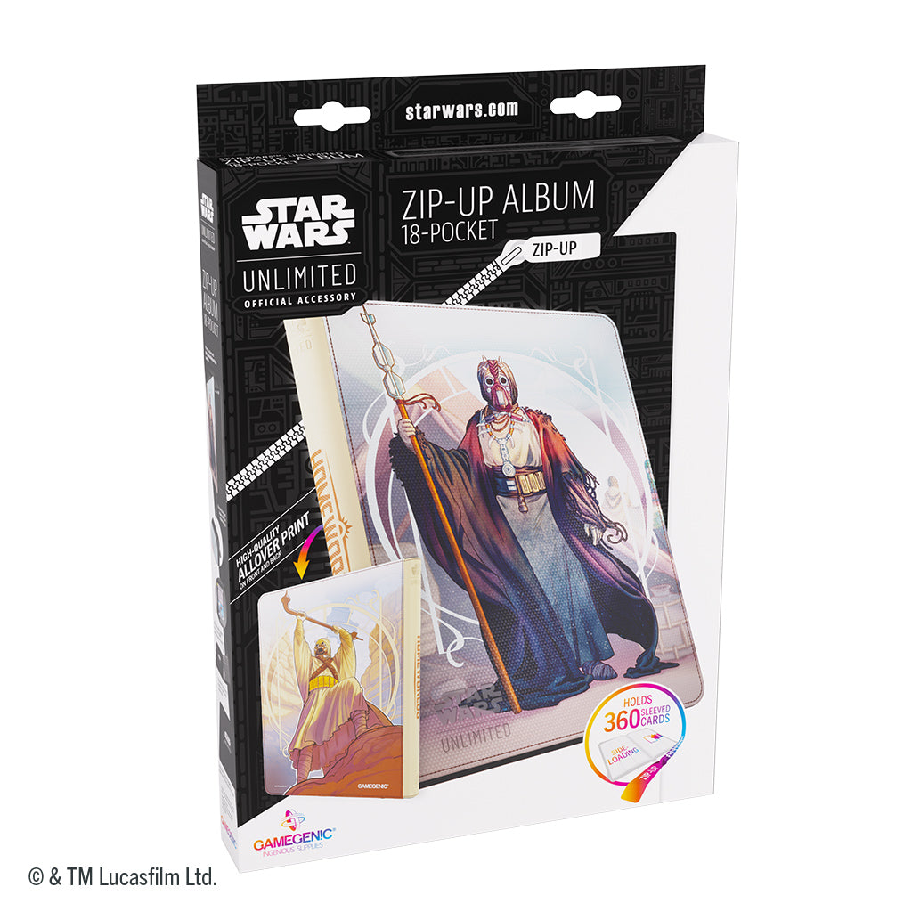 Star Wars: Unlimited Zip-Up Album 18-Pocket - The Chieftain & A'Kobe