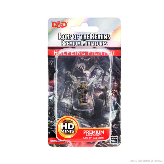 D&D Icons of the Realms Premium Figures: Halfling Fighter Male (Pre-Painted)