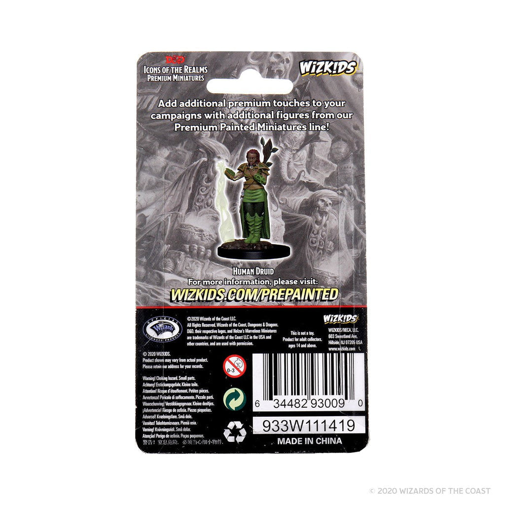D&D Icons of the Realms Premium Figures: Human Female Druid (Pre-Painted)