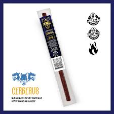 Cerberus (Slow Burn Spicy Buffalo With Wild Boar and Beef Stick)
