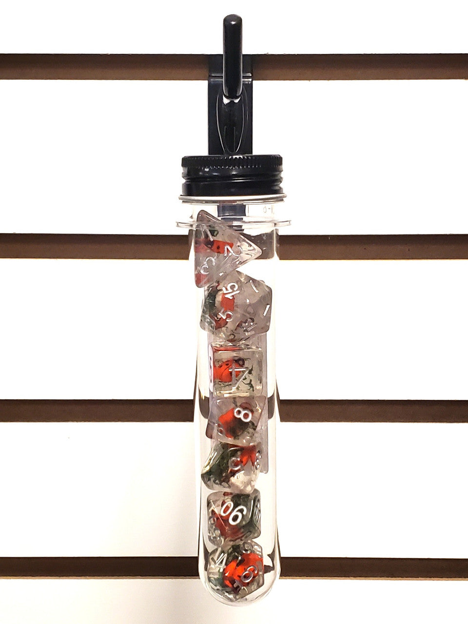 Old School 7 Piece DnD RPG Dice Set: Animal Kingdom - Ladybug Dance