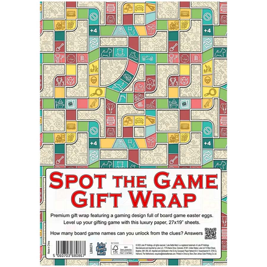 Spot The Game Gift Wrap