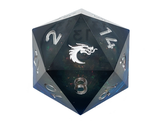 Old School Sharp Edged 35mm D20: Liquid Infused - Midnight Fury