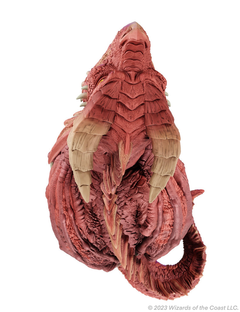 D&D REPLICAS OF THE REALMS: RED DRAGON WYRMLING FOAM FIGURE - 50TH ANNIVERSARY