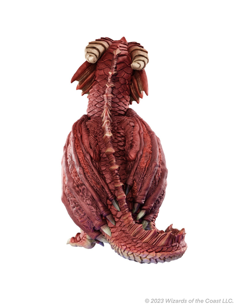 D&D REPLICAS OF THE REALMS: RED DRAGON WYRMLING FOAM FIGURE - 50TH ANNIVERSARY