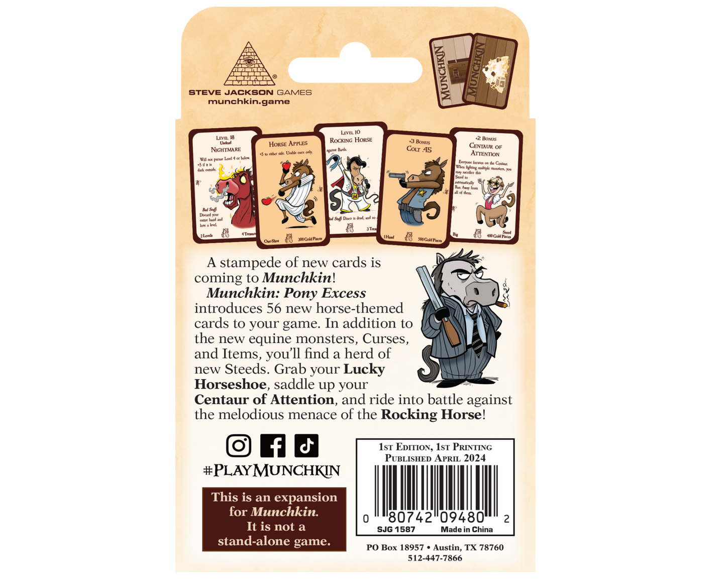 MUNCHKIN: Pony Excess Expansion