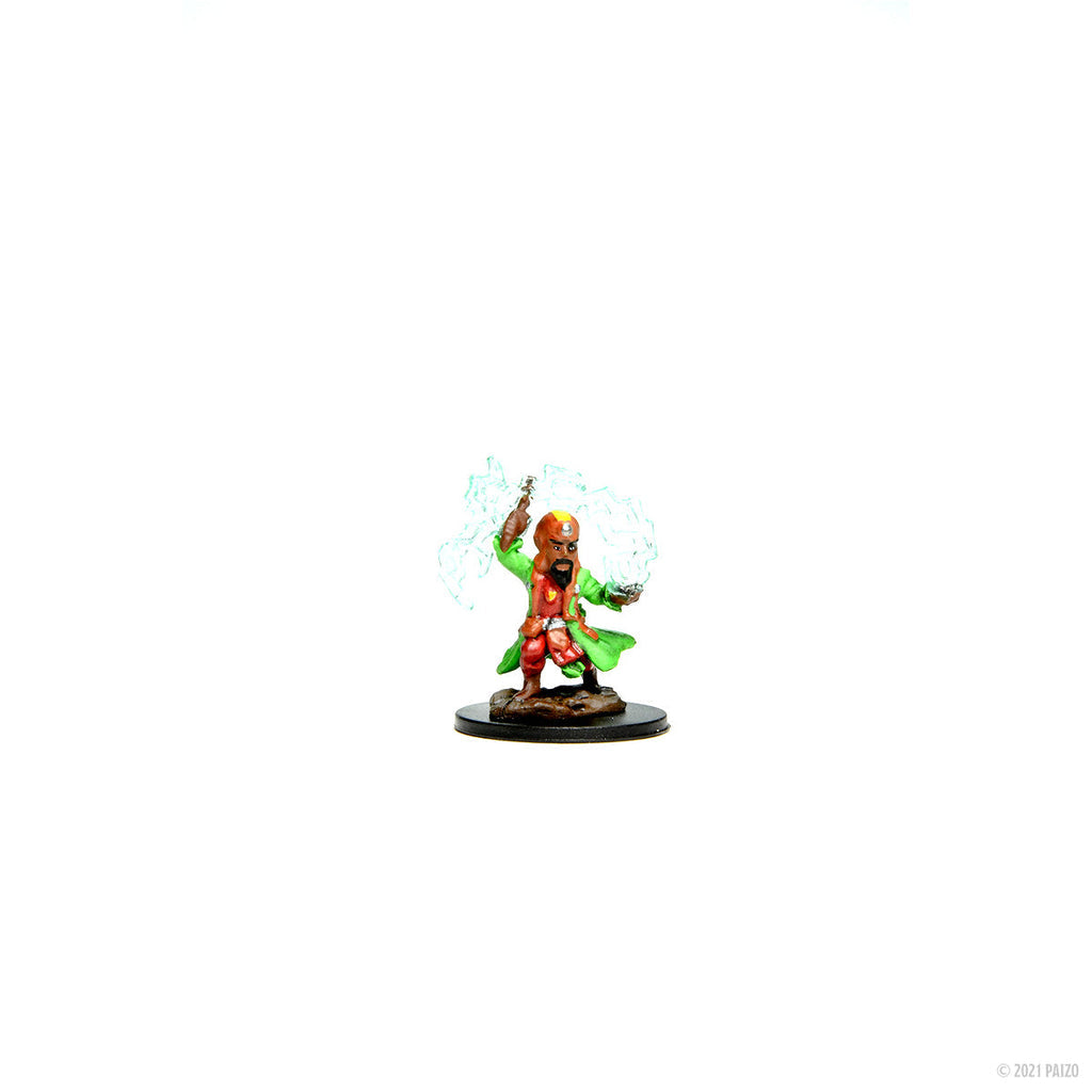 PATHFINDER: MALE GNOME SORCERER PREMIUM PAINTED MINIATURE