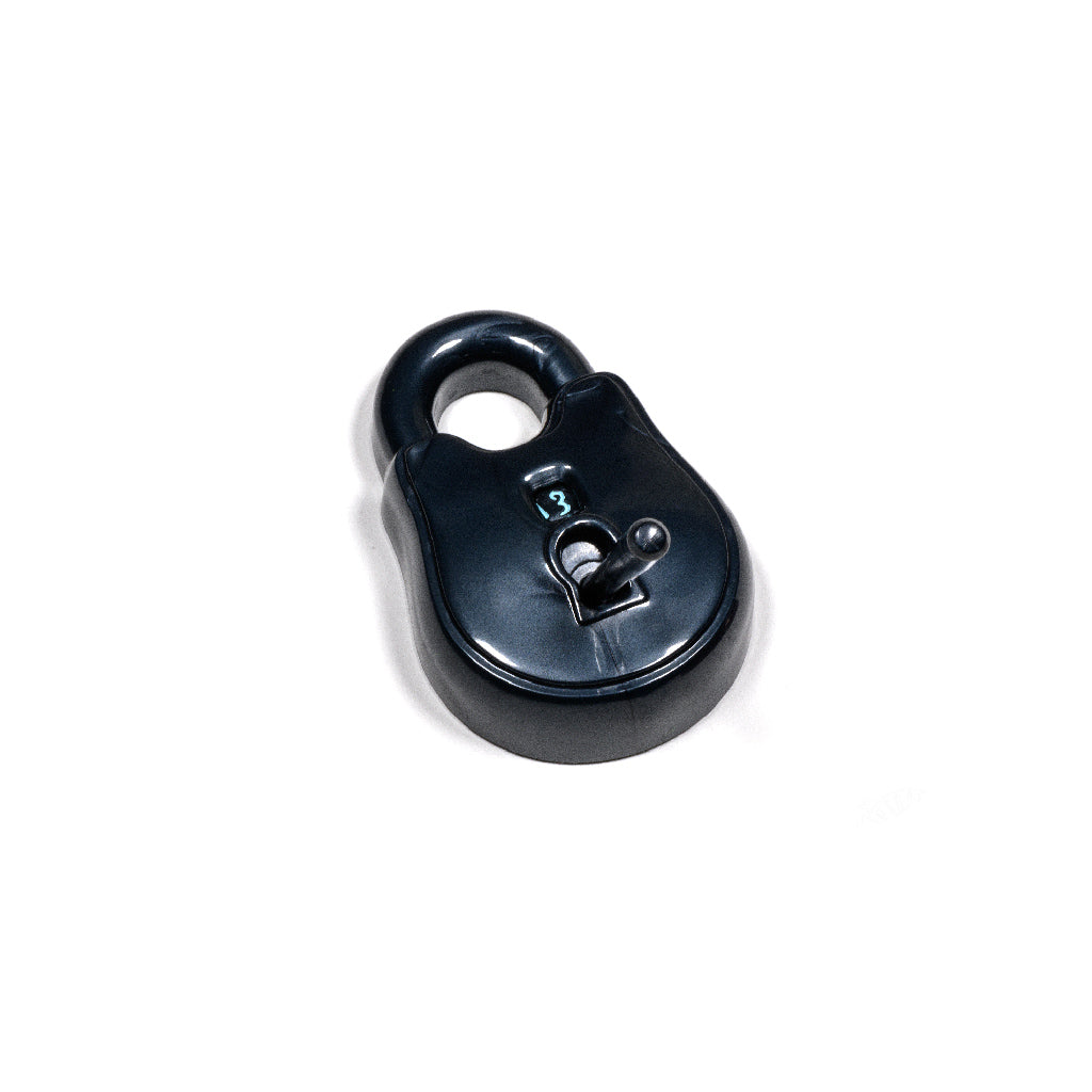 PolyHero Rogue D20 Lock and Pick Set Cold Iron