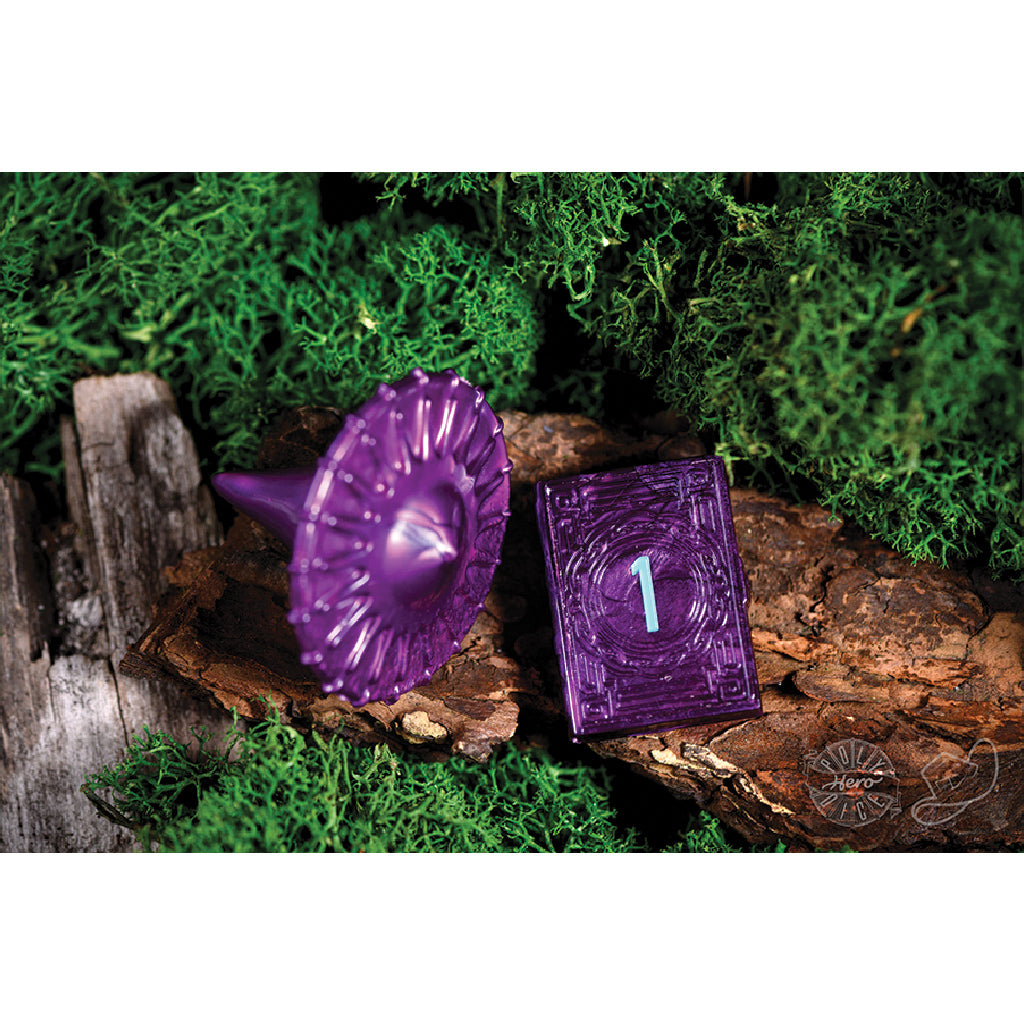 PolyHero Wizard d20 Wizard Hat and d2 Spellbook in Wizardstone