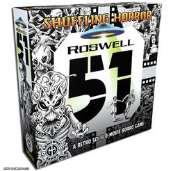 Shuffling Horror: Roswell 51: Board Game