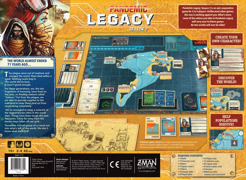 Pandemic Legacy Season 2 [Yellow]