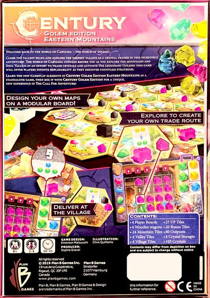 CENTURY GOLEM: EASTERN MOUNTAIN: Board Game