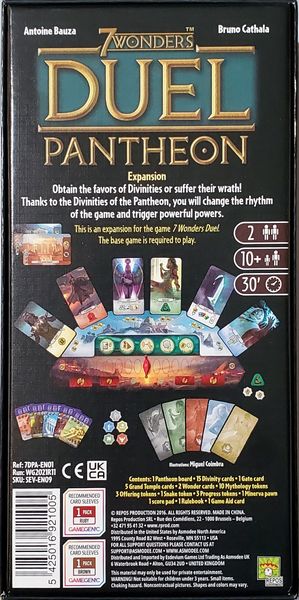 7 Wonders: Duel: Pantheon Expansion