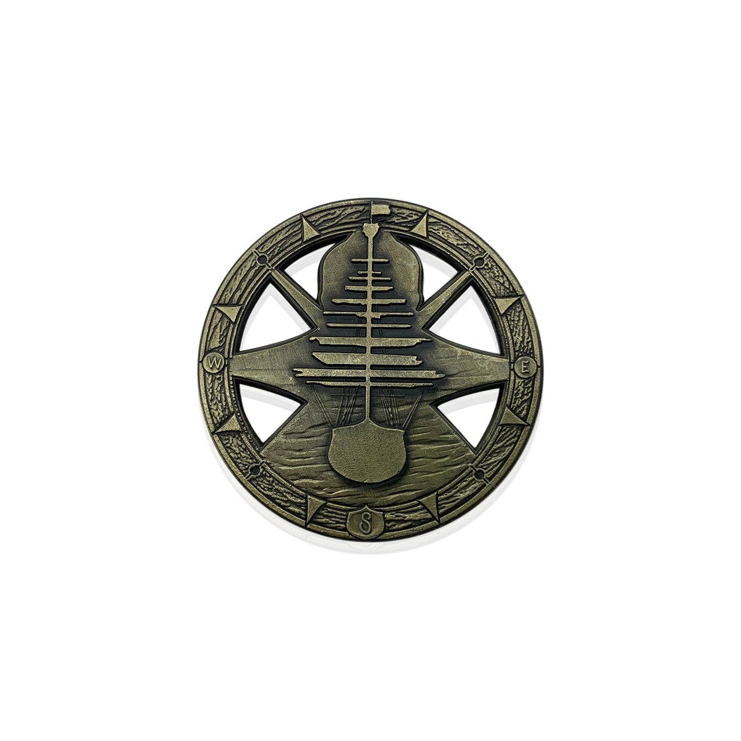 Pirate Compass Rose 50mm Metal