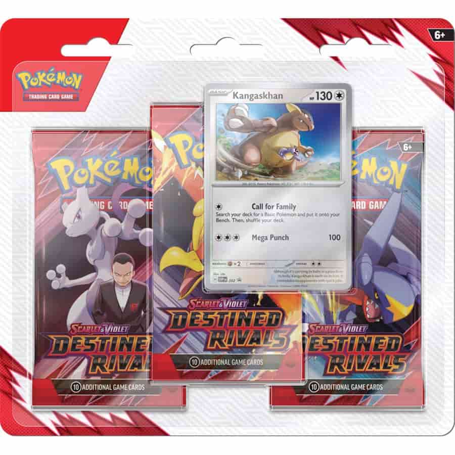 Pokemon TCG: Scarlet and Violet: Destined Rivals: Three-Booster Blister