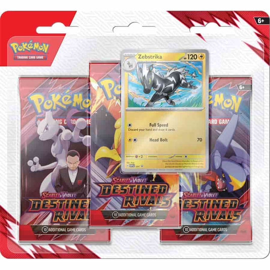 Pokemon TCG: Scarlet and Violet: Destined Rivals: Three-Booster Blister