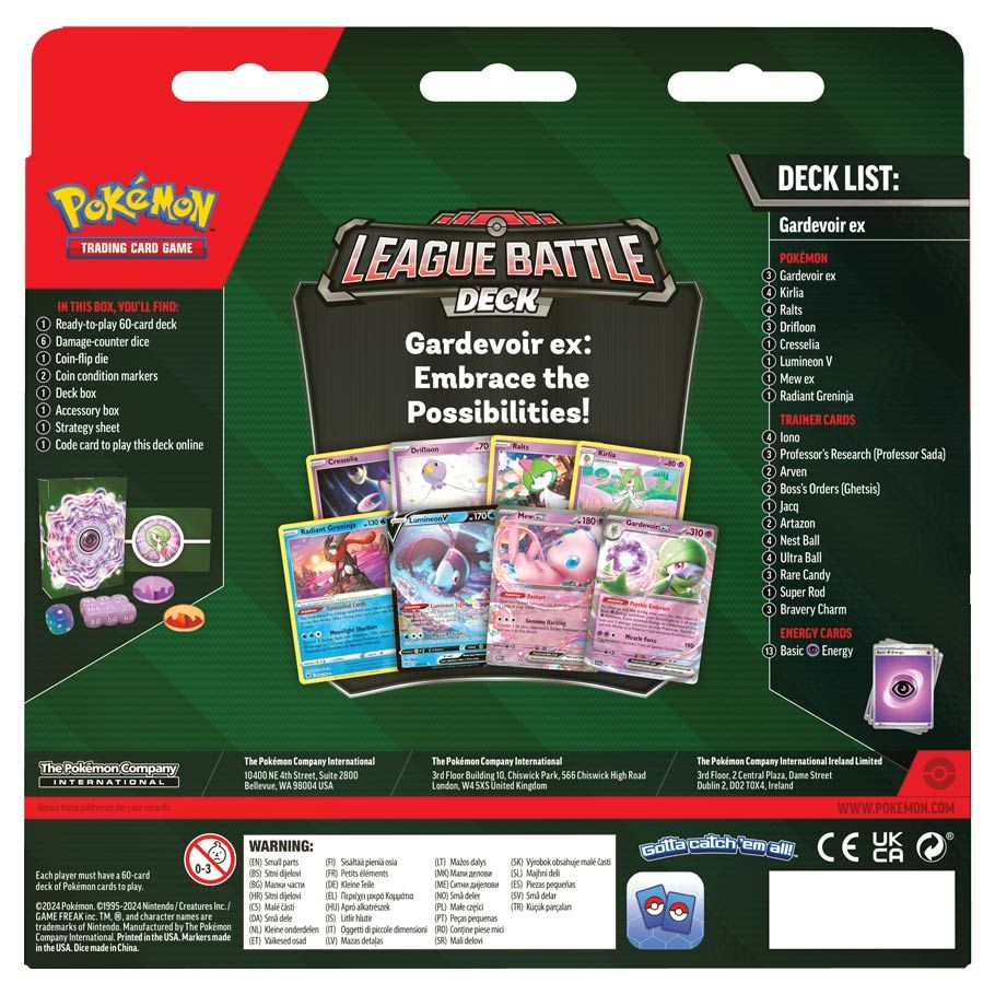 Pokémon TCG: Gardevoir ex League Battle Deck