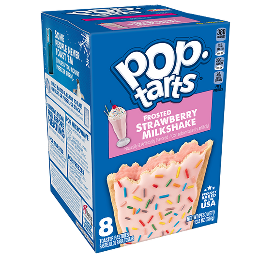 Pop Tarts: Frosted Strawberry Milkshake