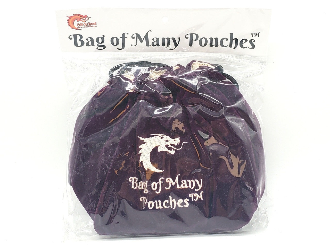 Old School Dice: Bag of Many Pouches Dice Bag - Purple