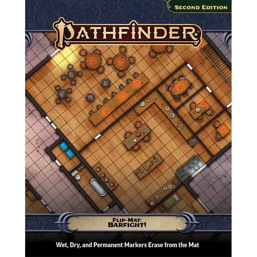 Pathfinder RPG (2E) Flip Mat: Barfight!