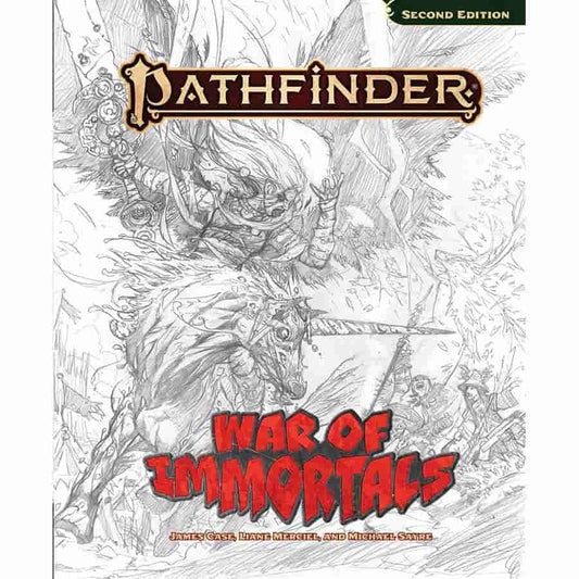 Pathfinder 2E: War of Immortals Sketch Cover Edition