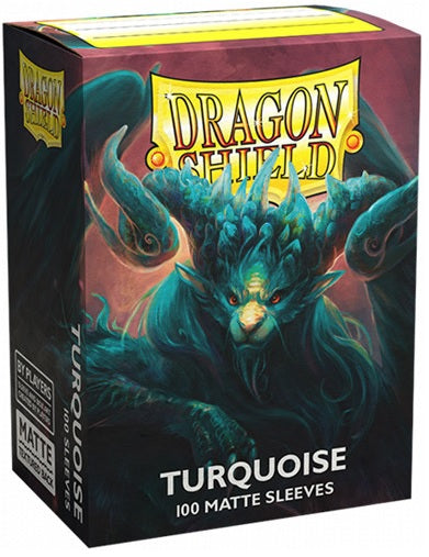 Dragon Shield Sleeves: Matte Turquoise (100 Sleeves)