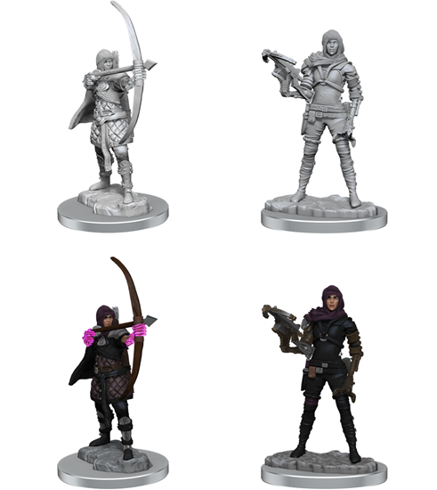 WIZKIDS DEEP CUTS UNPAINTED MINIATURES: W20 HUMAN ROGUE