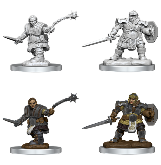 DUNGEONS AND DRAGONS NOLZUR'S MARVELOUS MINIATURES: W16 FEMALE DWARF FIGHTER