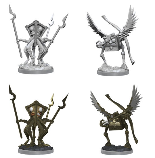 D&D: NMU - MODRONS W18 (UNPAINTED) MINIATURES