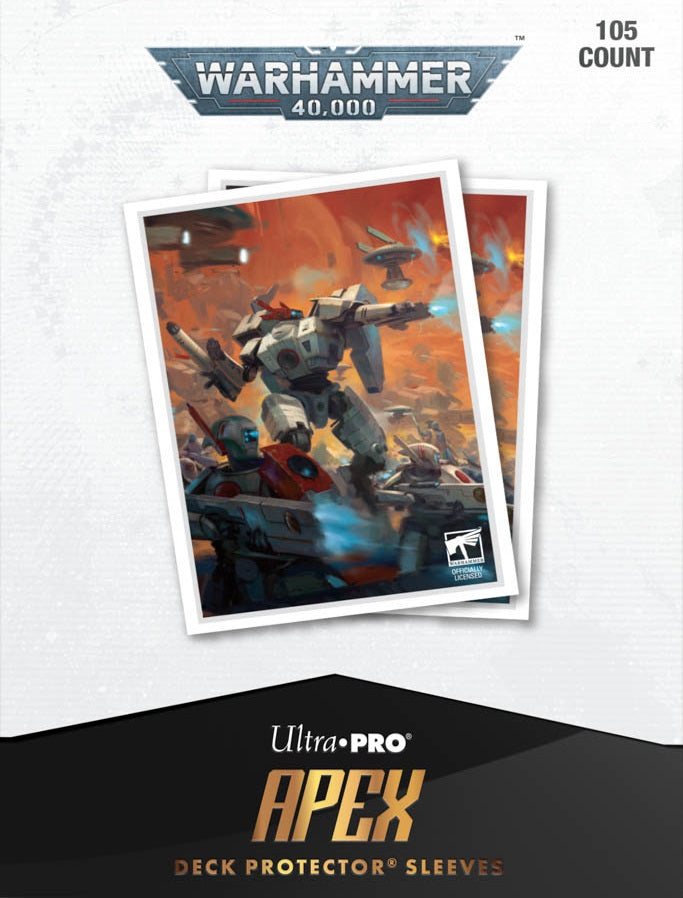 Warhammer 40K: T'au Empire Codex Aligned 105ct Apex Deck Protector sleeves