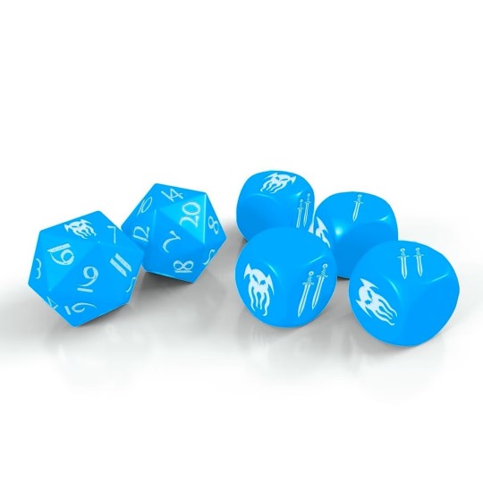 Cohors Cthulhu RPG: Atantean Crystal Dice Pack