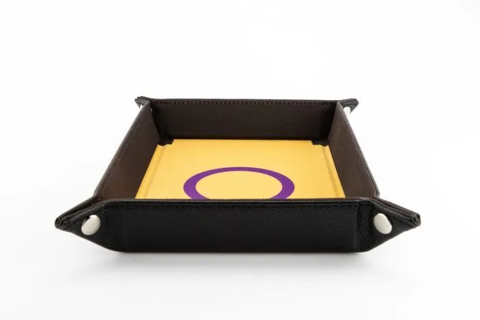 FanRoll: Pride Fold Up Velvet Dice Tray: Intersex