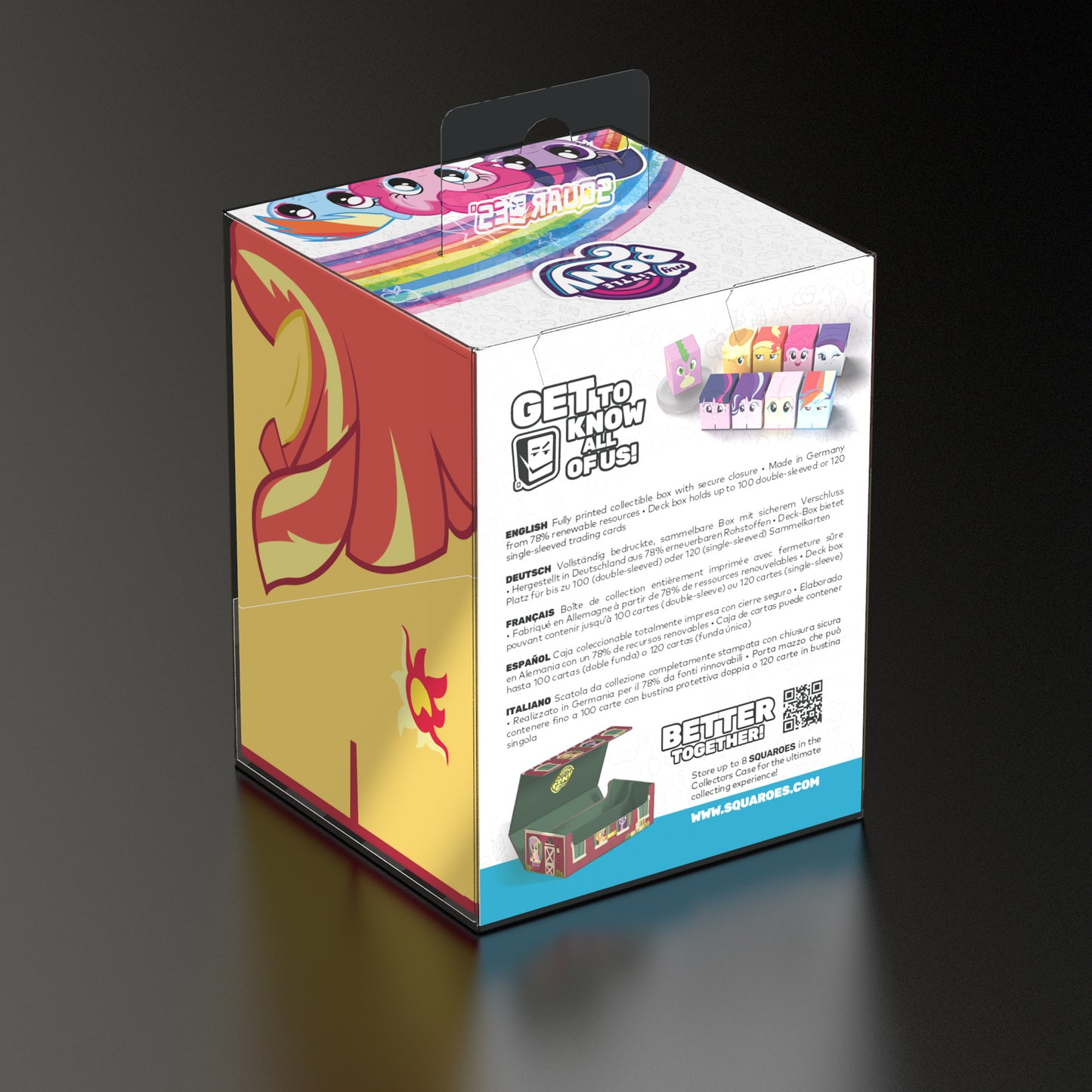 Squaroes 100+ Deckbox: My Little Pony - Sunset Shimmer