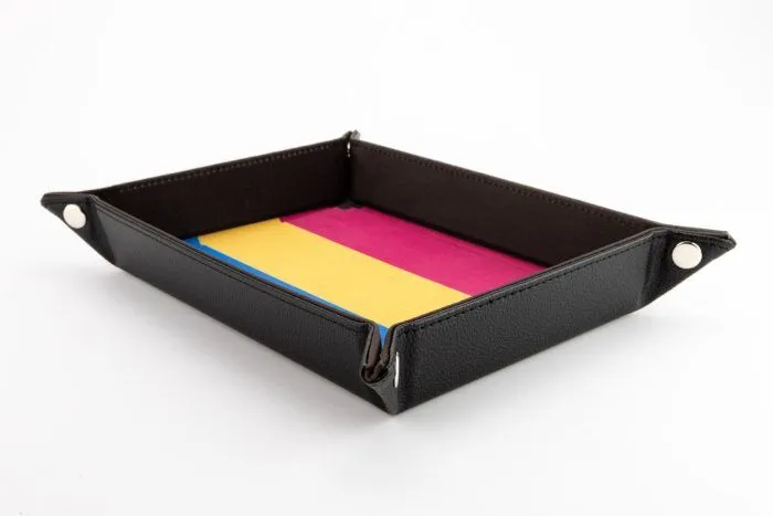 FanRoll: Pride Fold Up Velvet Dice Tray: Pansexual