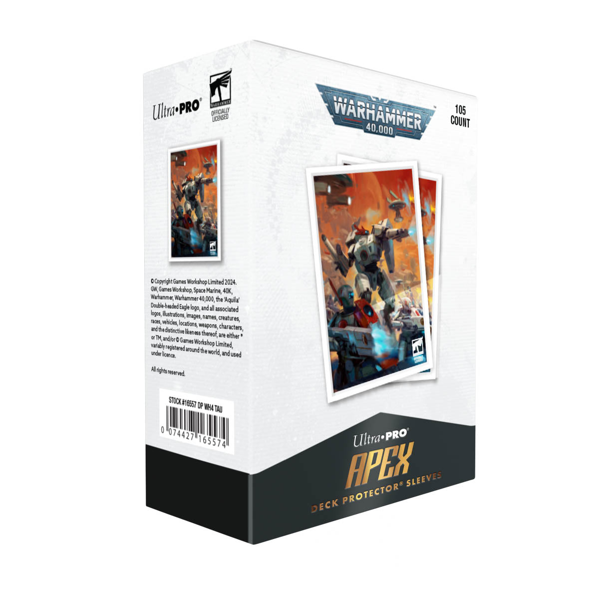 Warhammer 40K: T'au Empire Codex Aligned 105ct Apex Deck Protector sleeves