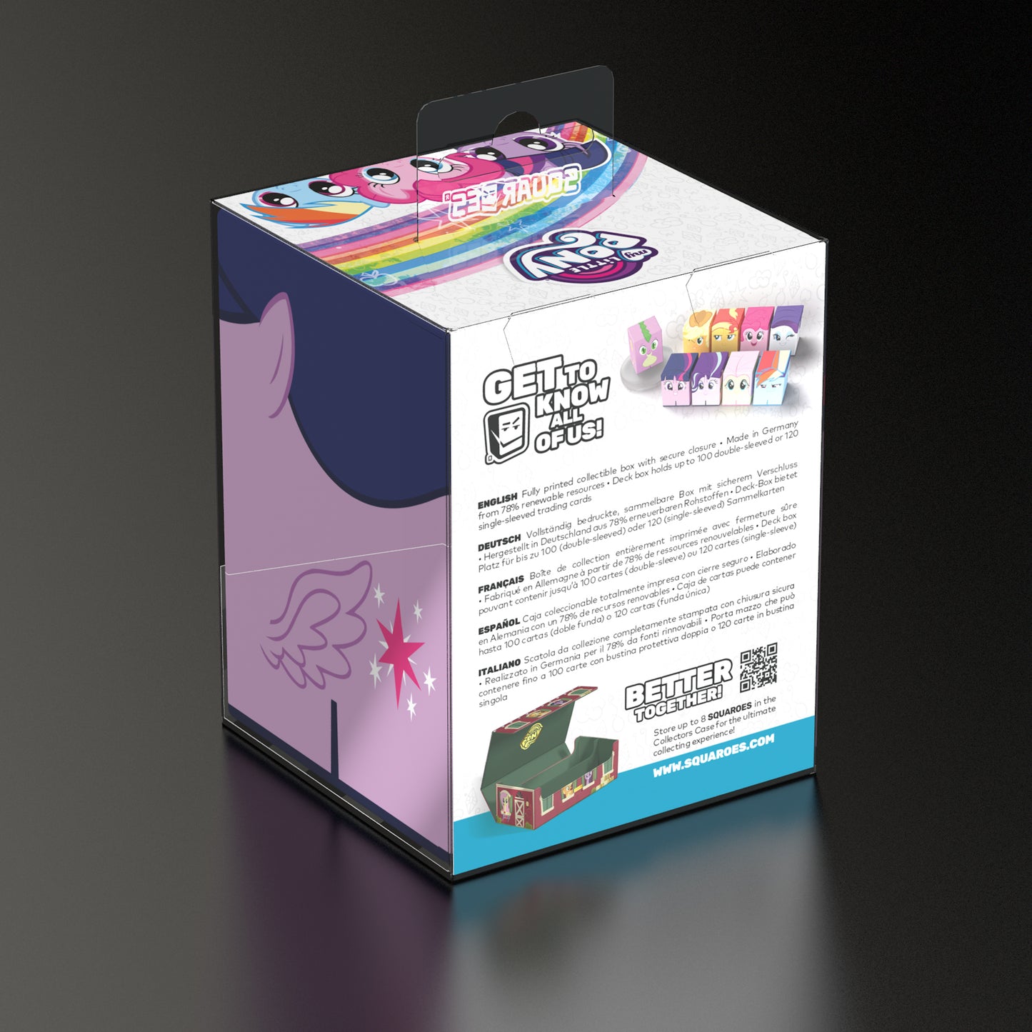Squaroes 100+ Deckbox: My Little Pony - Twilight Sparkle