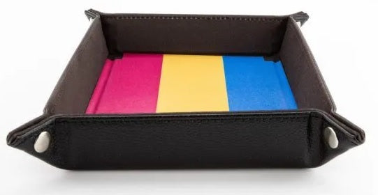 FanRoll: Pride Fold Up Velvet Dice Tray: Pansexual