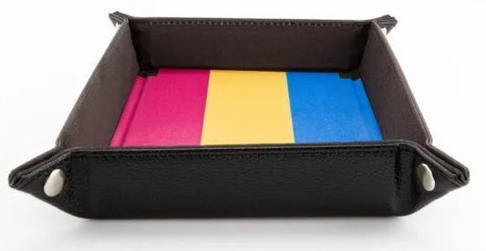 FanRoll: Pride Fold Up Velvet Dice Tray: Pansexual