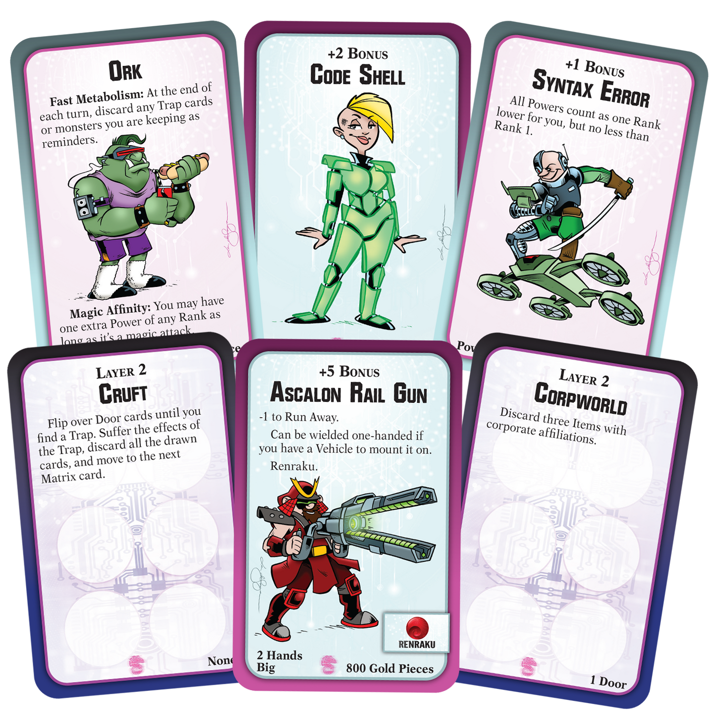 Munchkin: Shadowrun Hack the Future