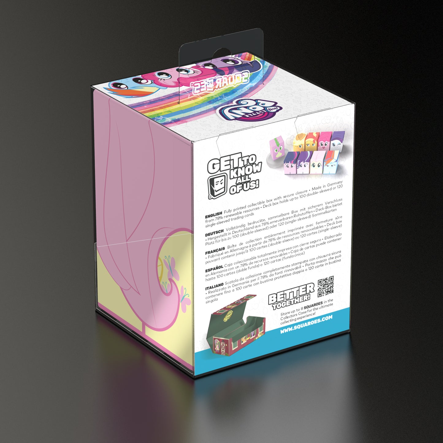 Squaroes 100+ Deckbox: My Little Pony - Fluttershy