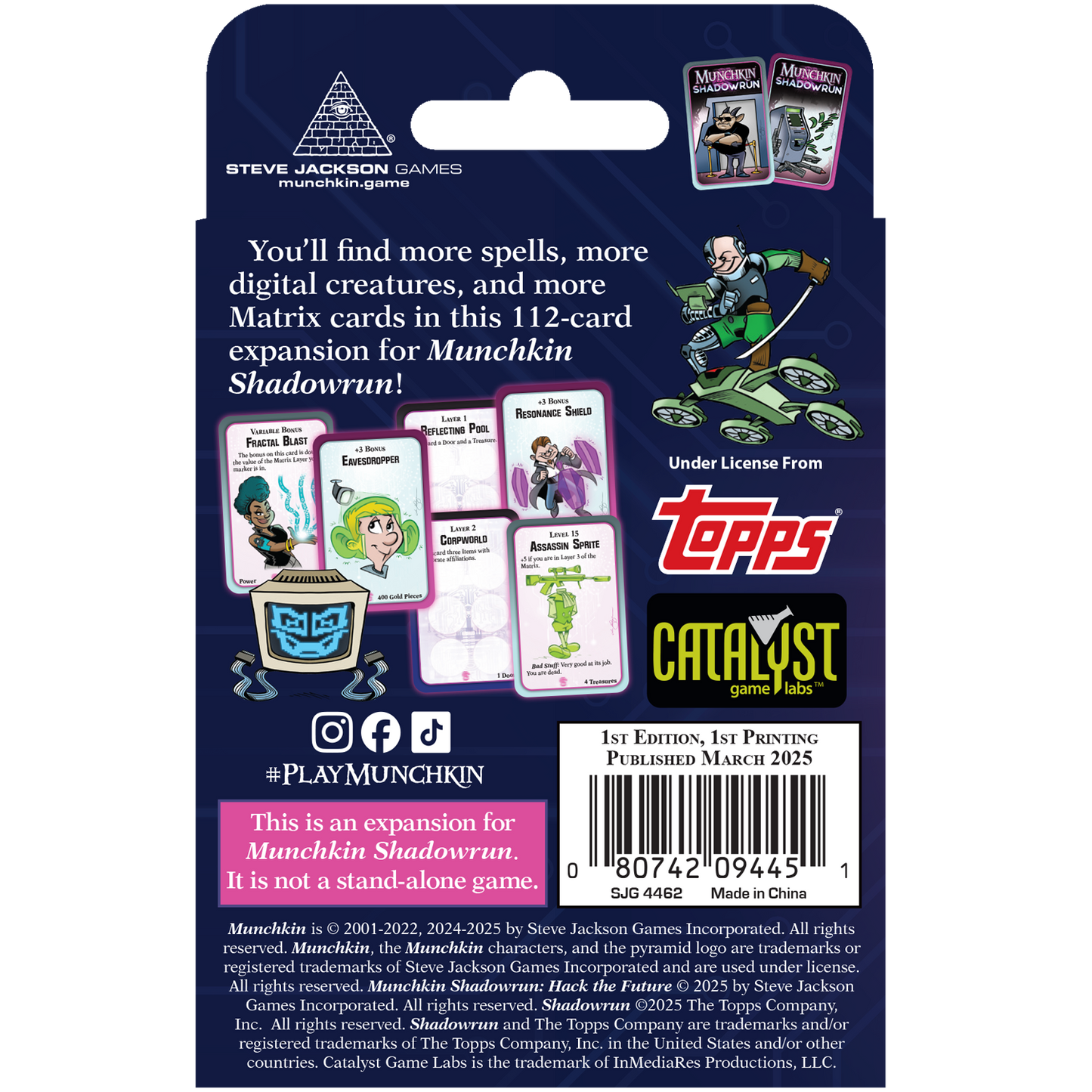 Munchkin: Shadowrun Hack the Future