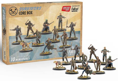 Fallout Wasteland Warfare: Wasteland Survivors Core Set
