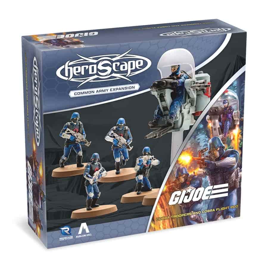 Heroscape: GI Joe Cobra Troopers and Cobra Flight Pod Army Expansion
