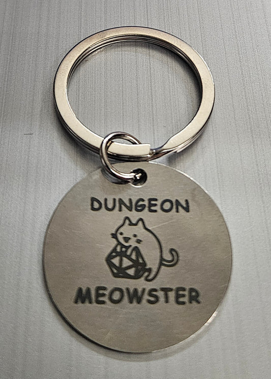 Dungeon Meowster Keychain