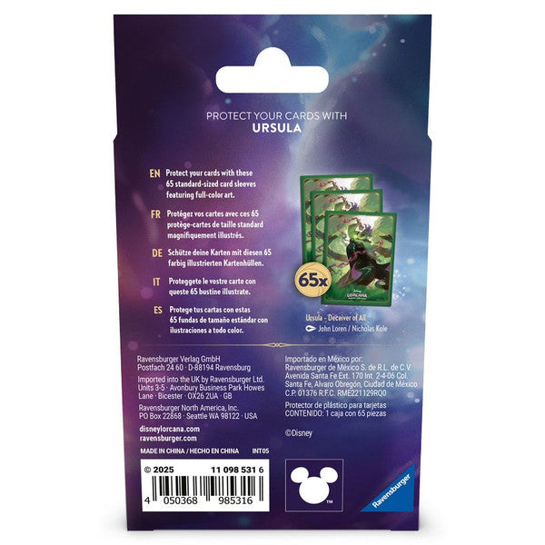 Deck Protector: Disney Lorcana: Set 7: Archazia’s Island (Ursula)